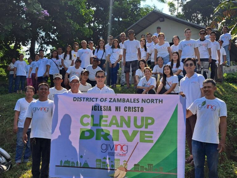 Masinloc brethren unite for community clean-up drive