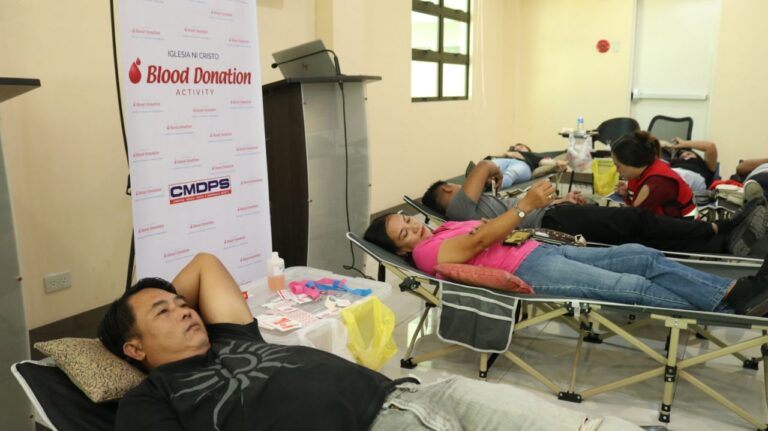 Pangasinense brethren participate in blood donation in Rosales