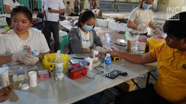 Over 120 blood bags donated for Tarlac Provincial Hospital in successful INC blood drive