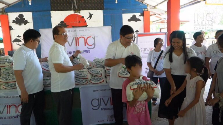 Care and love extended in INC Giving for PWDs in Zaragoza, Nueva Ecija