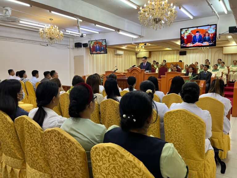 Macau District holds baptism, ‘Welcome, My Brethren’