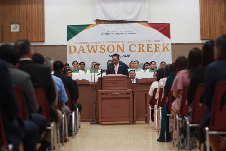 Dawson Creek Congregation holds first worship service