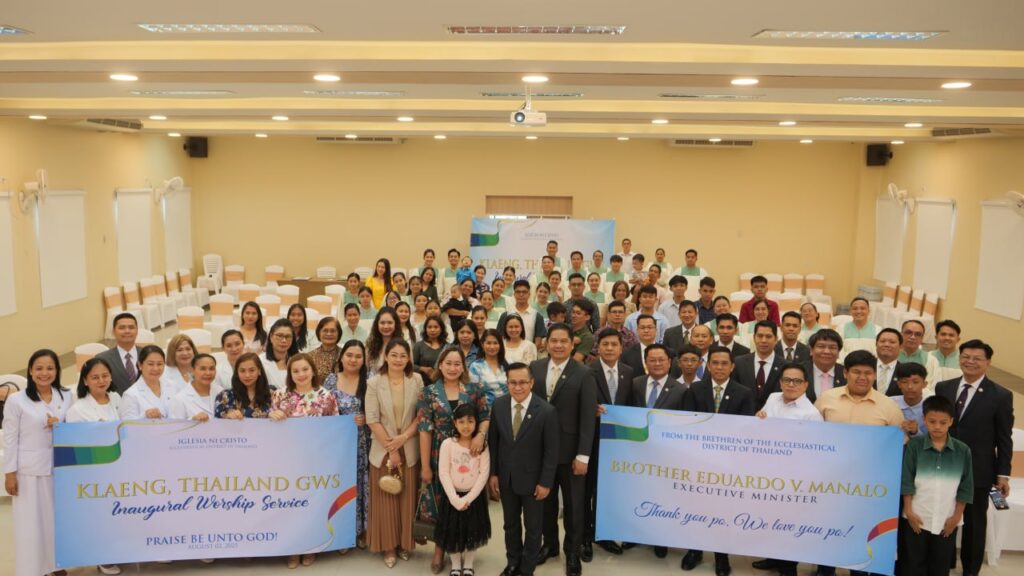 Church members in Klaeng, Rayong rejoice for GWS establishment