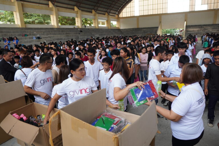 INC Giving benefits hundreds of students in Cabadbaran City