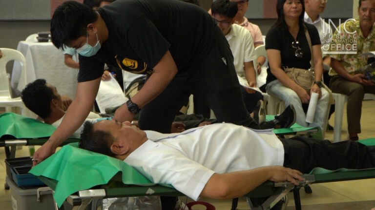Blood donation inspired by faith in Biñan City