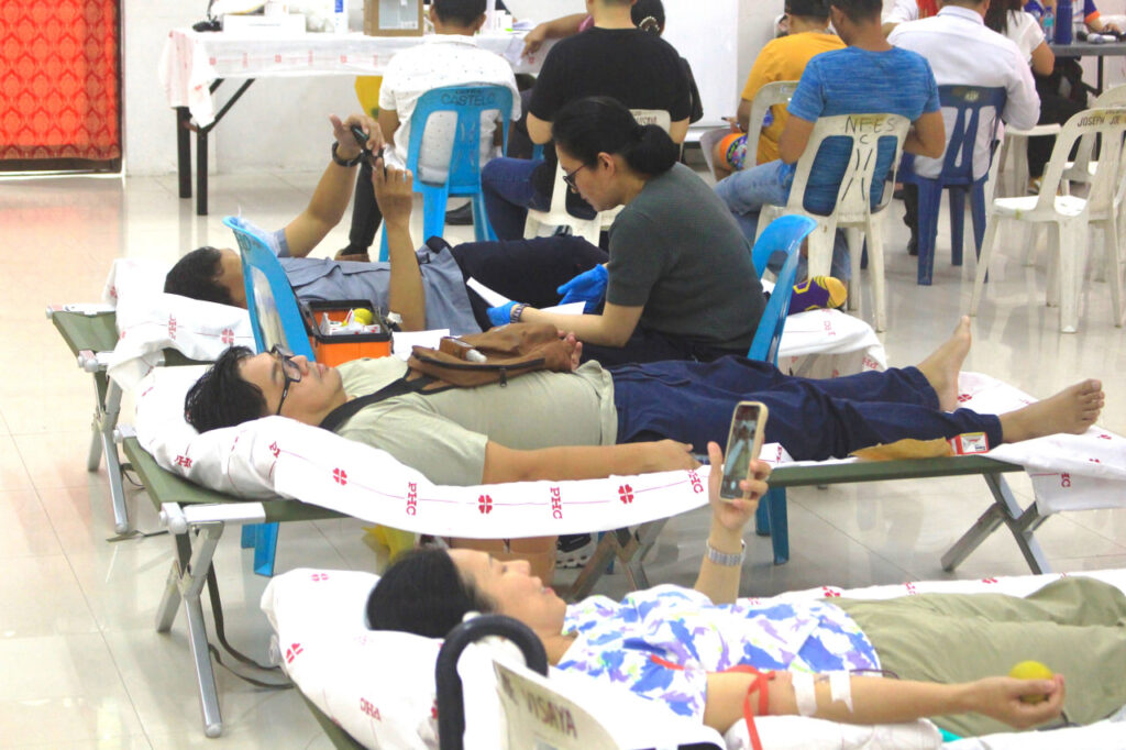 Fairview brethren help save lives by donating blood
