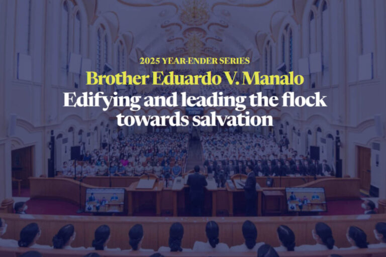 Brother Eduardo V. Manalo: Edifying and leading the flock towards salvation