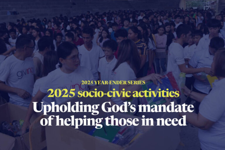 2025 socio-civic activities: Upholding God’s mandate of helping those in need