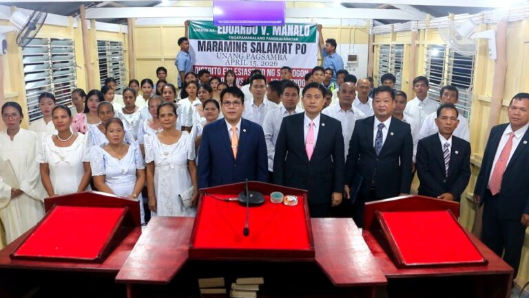 Gadgaron GWS in Sorsogon holds inaugural worship service
