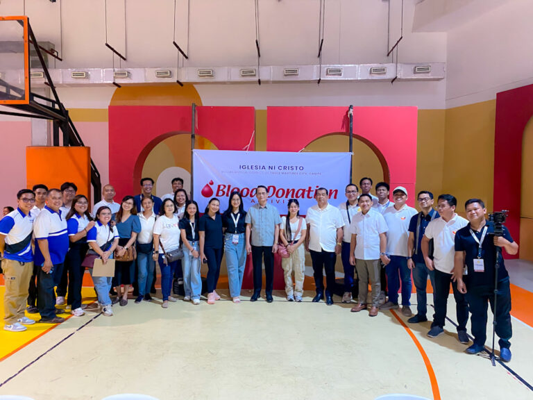 Brethren from Trece Martires City volunteer in blood donation drive