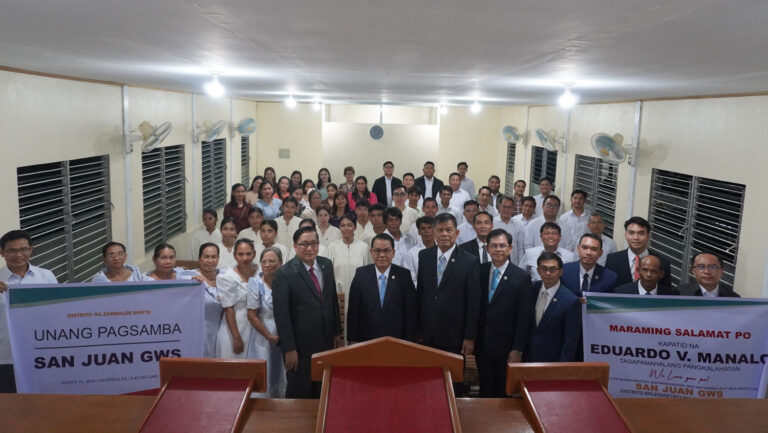 San Juan GWS in Zambales North holds inaugural worship