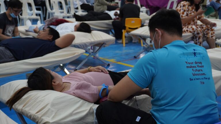 Two districts in Luzon help augment local hospitals’ blood bank