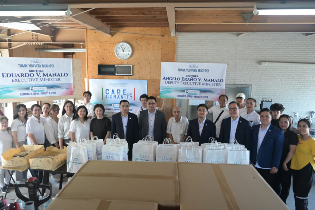 INC extends aid to OFWs affected by the Kumamoto quake