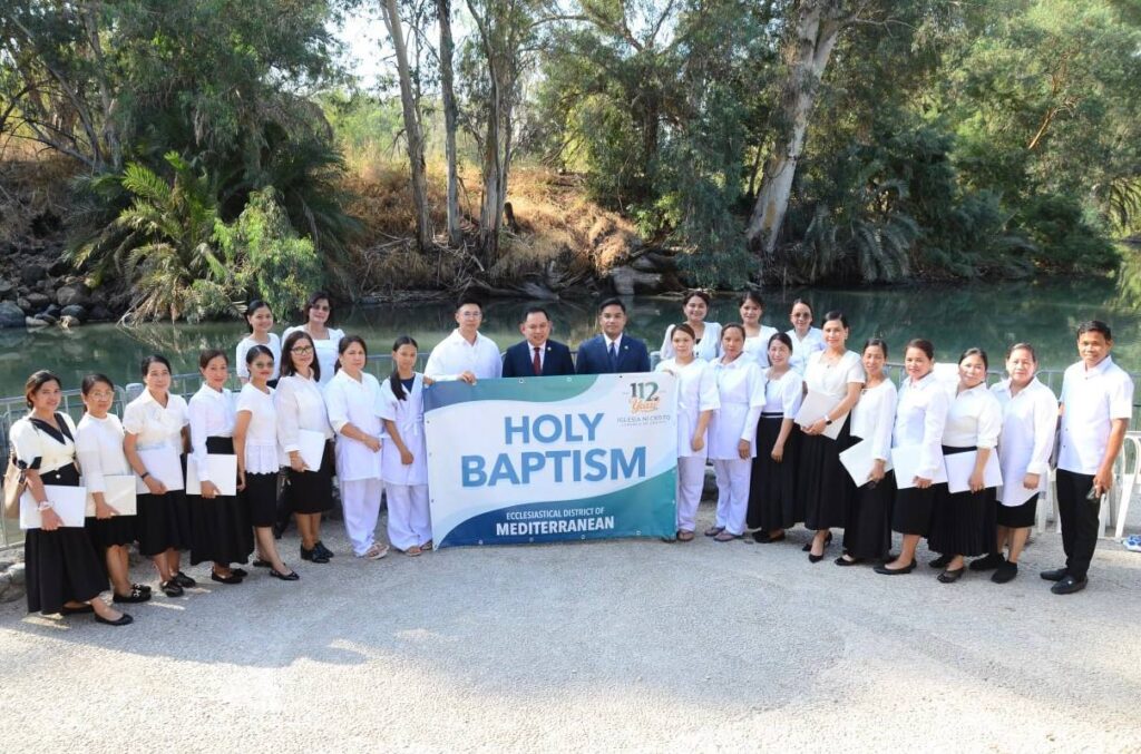 Haifa Congregation conducts baptism in Jordan River