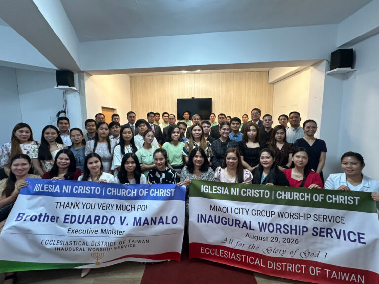 Miaoli City GWS holds first worship service